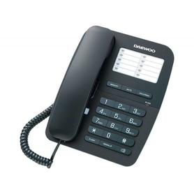 Telefono daewoo dtc-240 manos libres rellamada ultimo numero transferencia de llamadas color negro