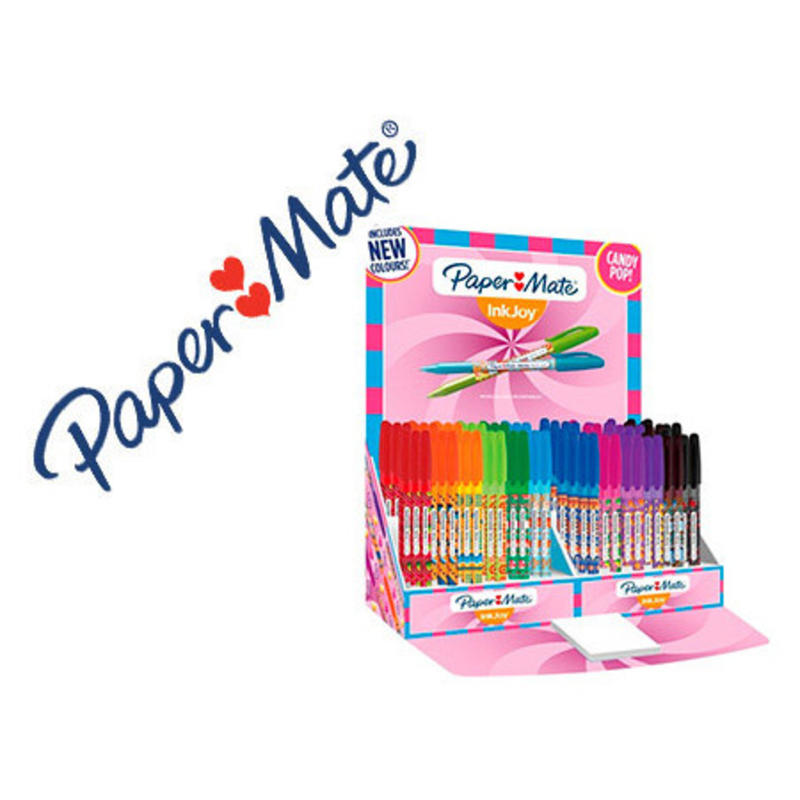 Probemos plumas de colores :) Indra 60, Paper Mate Candy Pop, Azor Pin  Point y Office Max de gel 