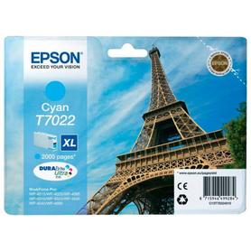 Ink-jet epson stylus t7022 cian xl wp-4000 4500 capacidad 2400 pag