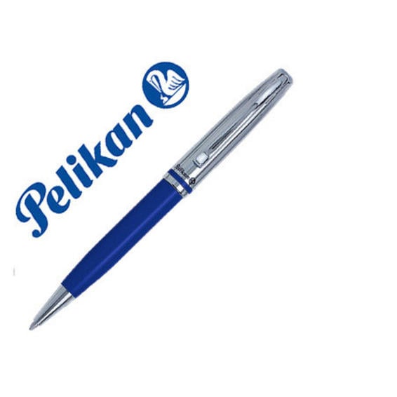 Boligrafo pelikan metal jazz azul escritura azul