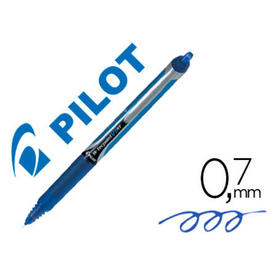 Rotulador pilot punta aguja v-7 retractil azul 0.7 mm