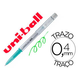 Boligrafo uni-ball roller tsi uf-220 borrable 0,7 mm tinta gel verde