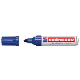 Rotulador edding punta fibra permanente 550 azul n.3 -punta redonda