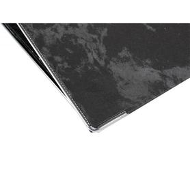 Archivador de palanca liderpapel folio classic black carton entrecolado con rado lomo 75mm negro compresor metal