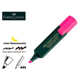Rotulador faber fluorescente 48-28 rosa
