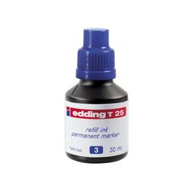Tinta rotulador edding t-25 azul -frasco de 30 ml