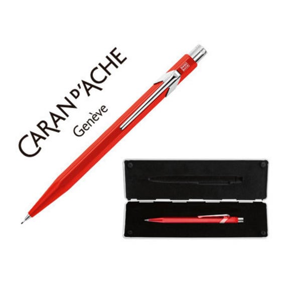 Portaminas caran dache 844 0,7 mm con estuche rojo