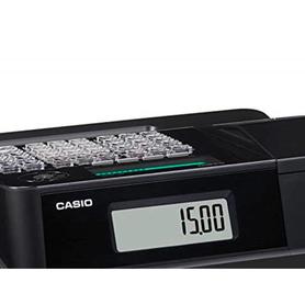 Registradora casio se-s100 negro 24 departamentos display lcd cajon pequeño