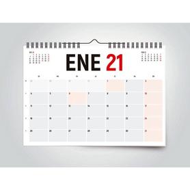 Calendario pared liderpapel 2021 42x29,7 cm papel 70gr
