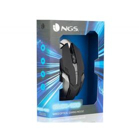 Raton ngs gaming gmx-100 optico 1000/1200/1800/2400 dpi 6 botones led 7 colores 2,4 ghz