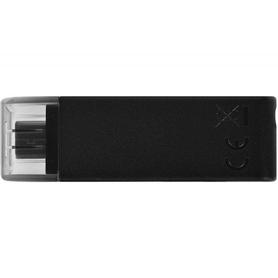 Memoria kingston data traveler 70 usb 3.2 + tipo c 32 gb color negro