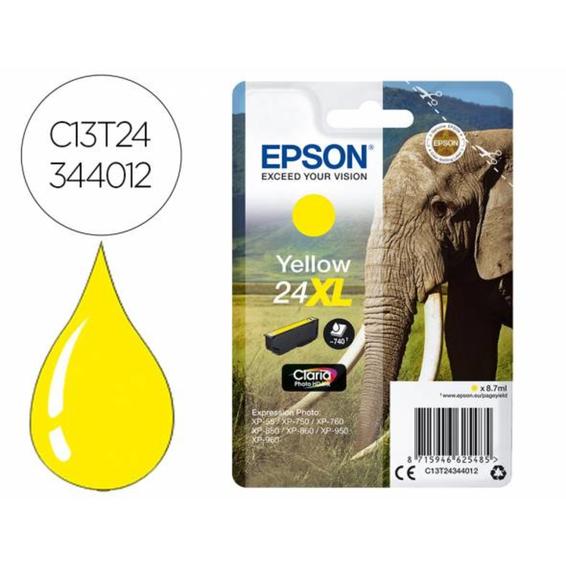 Ink-jet epson claria photo hd ink amarillo 24xl