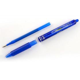 Boligrafo pilot frixion clicker borrable 0,7 mm punta media azul en blister
