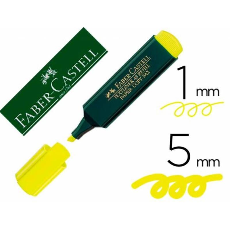 Marcador Fluorescente Textliner 48 Faber-Castell Amarillo · Faber