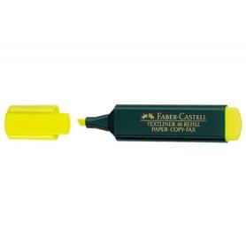 Rotulador faber castell fluorescente textliner 48-07 amarillo blister de 1 unidad