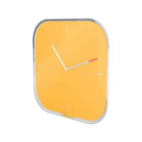 Reloj leitz cosy de pared silencioso cristal 30x30 cm amarillo