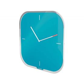Reloj leitz cosy de pared silencioso cristal 30x30 cm azul