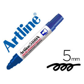 Rotulador artline pizarra ek-5100 azul -punta redonda 5 mm