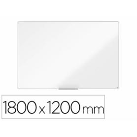 Pizarra blanca nobo nano clean ip pro lacada magnetica 1800x1200 mm