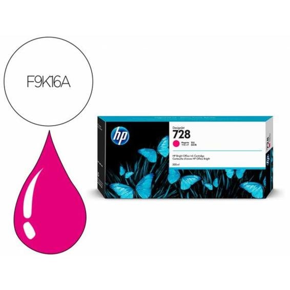 Ink-jet hp designjet 728 magenta 300 ml/dnj730/1000 paginas