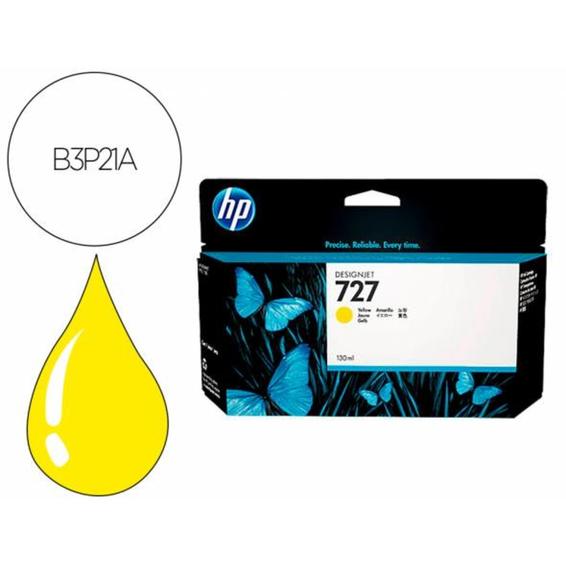 Ink-jet hp designjet t920/t1500 n 727 amarillo alta/1000 paginas