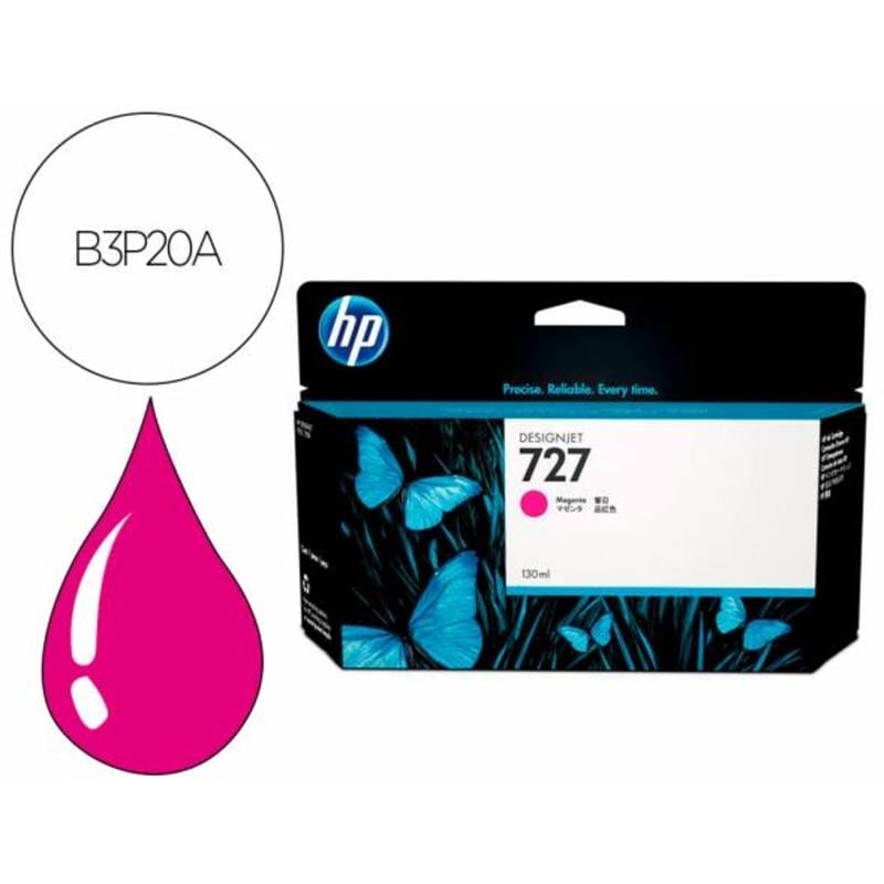 Ink-jet hp designjet t920/t1500 n 727 magenta alta/1000 paginas