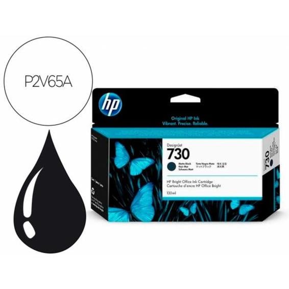 Ink-jet hp n 730 130-ml matte negro / dnj t1700/1000 paginas