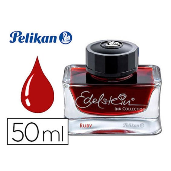 Tinta estilografica pelikan edelstein rubi frasco 50 ml