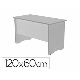 Mesa de oficina rocada work 2000ab02 aluminio/gris 120x60 cm