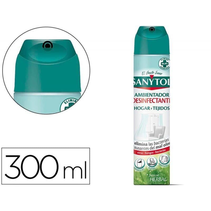 Ambientador sanytol desinfectante para hogar y tejidos spray bote de 300 ml  : : Salud y cuidado personal