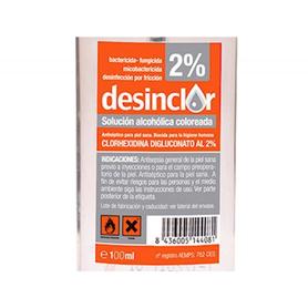 Desinclor solucion 2% alcoholica bote de 100 ml