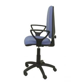 Silla Ayna bali azul claro con brazos