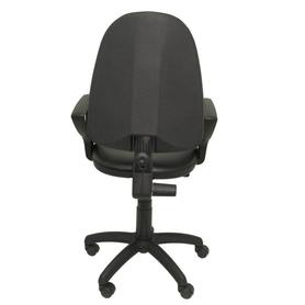 Silla Ayna similpiel negro con brazos