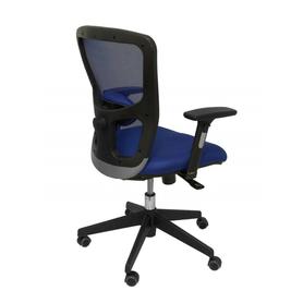 Silla Pozuelo respaldo malla azul asiento 3D azul