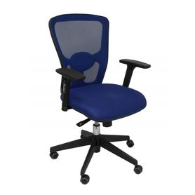 Silla Pozuelo respaldo malla azul asiento 3D azul