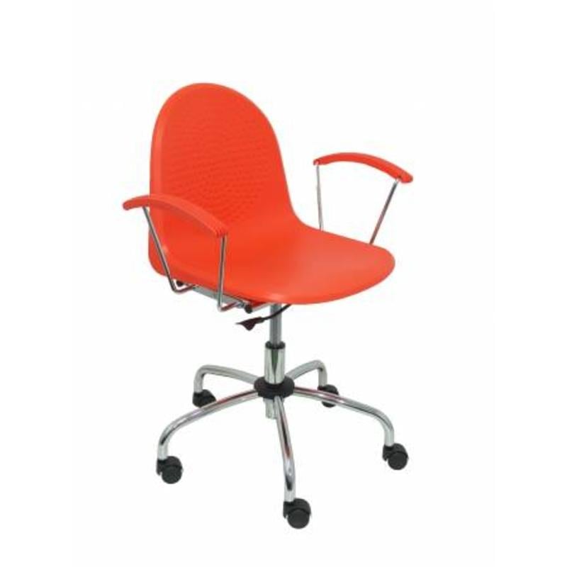 Silla  Ves giratoria color naranja