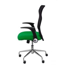 Silla Minaya respaldo malla negro asiento bali verde