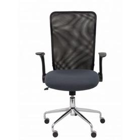 Silla Minaya respaldo malla negro asiento bali gris oscuro