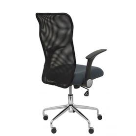 Silla Minaya respaldo malla negro asiento bali gris oscuro