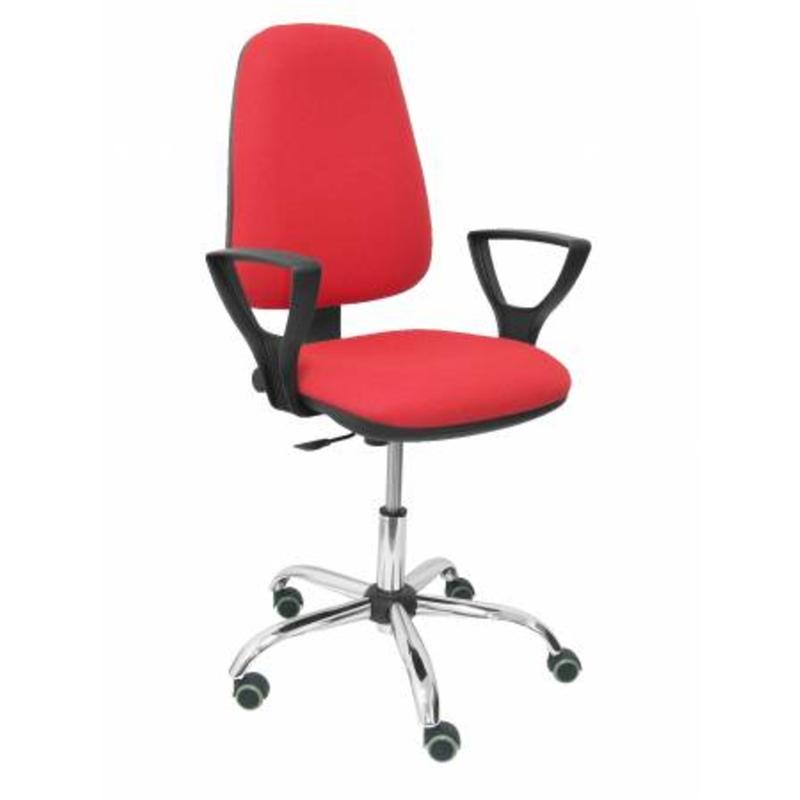 Silla Socovos bali rojo brazos fijos