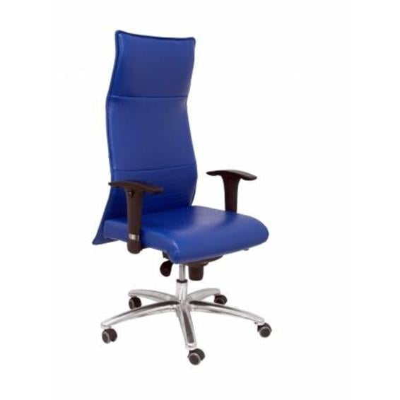 Sillón Albacete XL piel azul hasta 160kg