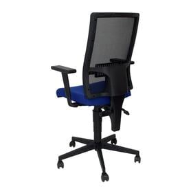 Silla Povedilla respaldo malla negro asiento bali azul