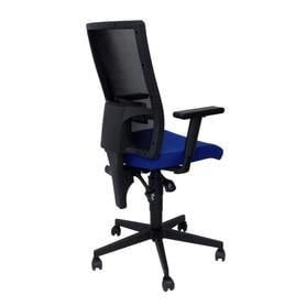 Silla Povedilla respaldo malla negro asiento bali azul