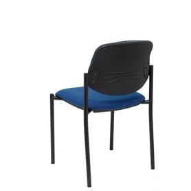 Silla fija Villalgordo bali azul marino chasis negro