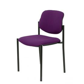 Silla fija Villalgordo bali morado chasis negro