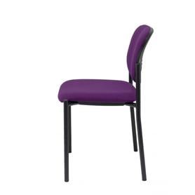 Silla fija Villalgordo bali morado chasis negro