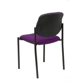 Silla fija Villalgordo bali morado chasis negro