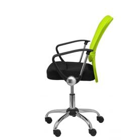 Silla infantil Cardenete respaldo malla verde asiento negro