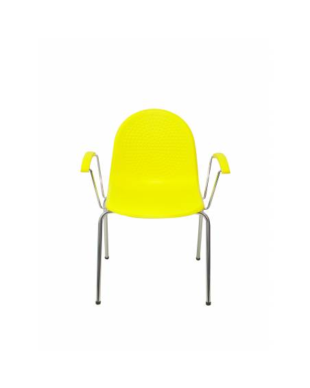 Pack 4 sillas Ves plástico amarillo