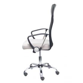 Silla Gontar respaldo malla negro asiento gris claro